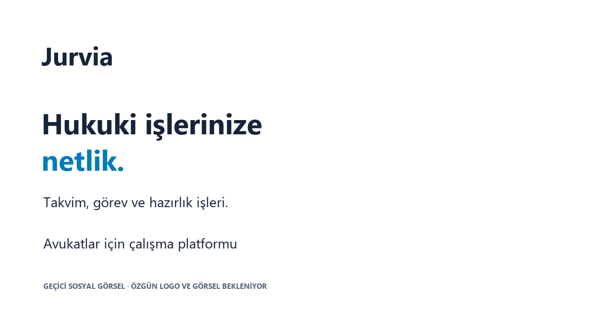 Jurvia metinsel tanıtım görseli; özgün paylaşım görseli hazırlanmayı bekleyen geçici yer tutucu